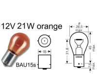 Birne 12V 21W gelb