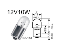 Birne 12V 10W BA15S